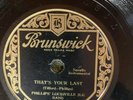 Bruns 1265 PHILLIPS LOUISVILLE JUG BAND That's Your Last 1930 78 rpm E+/EE+