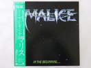 Malice In The Beginning Atlantic P-13183 Japan  VINYL LP OBI