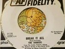 Top Mod Garage Dancer 45 Los Shakers Break it All / Ticket to Ride EX HEAR