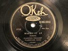 JAZZ CLARENCE WILLIAMS' WASHBOARD BAND Whoop It Up / High Society OKEH 8706