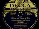 BILL HALEY & HIS COMETS Whatcha Gonna Do / Crazy Man.. -deutsche Pressung- S607