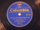 JAZZ GERTRUDE NIESEN She's A Latin From Manhattan BLUE WAX COLUMBIA 3047  EE+
