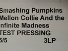 Smashing Pumpkins MELLON COLLIE INFINITE SADNESS 3LP VINYL Test Pressing 0670724