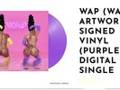 CARDI B SIGNED LIMITED EDITION PURPLE WAP LP VINYL RECORD PREORDER BOOTY BODAK
