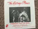 The Rolling Stones live Satisfaction Sympathy For The Devil 7” record 33 1/3