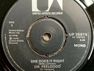 DR FEELGOOD She Does It Right / I Don’t Mind VINYL SINGLE Original 1975 MONO EX
