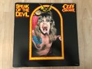 Ozzy Osbourne ?– Speak Of The Devil 1982 Jet ZX 2 38350 Jacket VG+ Vinyl NM-