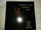 Dave and Toni Arthur- Hearken to the Witches Rune 1st press UK LP 1971 YELLOW