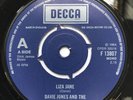 DAVIE JONES AND THE KING BEES LIZA JANE/LOUIE LOUIE GO HOME DAVID BOWIE 7