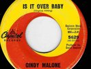 NORTHERN SOUL - CINDY MALONE - IS IT OVER BABY - CAPITOL - 