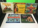 60’s VINYL DISNEY PETER & WOLF,FANTASIA,TREASURE ISLAND,SWISS FAMILY,MARY POPPIN