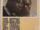 RAY CHARLES MILT JACKSON SOUL MEETING LP ATLANTIC USA 70’S PRESS NEAR MINT