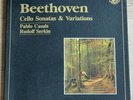 PABLO CASALS cello sonatas BEETHOVEN, SERKIN 1stPress CBS 3LP Box MINT