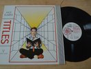 Mick Karn ?– Titles Vinyl LP V2249 Embossed Sleeve 1982 Electronic Synth Pop