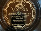 Victor 21554 Johnny Dodds Trio  BLUE PIANO STOMP 78rpm Jazz 1928 V+