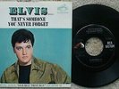 Elvis Presley - Long Legged Girl / That's Someone You Never Forget - USA 45 + PS