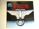 SAXON WHEELS OF STEEL LP 2018 IMPORT SWIRL VINYL NWOBHM BIFF BYFORD