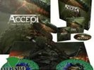 Signed Accept Too Mean To DIe Box Set 2 LP Vinyl Cd PAtch photo green black blue