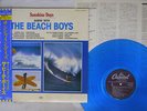 BEACH BOYS SUNSHINE DAYS SURFIN' WITH CAPITOL ECS-81576 Japan OBI CLEAR BLUE LP