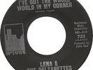 LENA & THE DELTANETTES 45 Turn Around Baby I've Got The Whole World... VG++/VG++