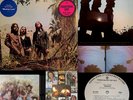 AMERICA rare LP: Hat Trick - 1973 WHITE LABEL PROMO w/inner sleeve + POSTER NM