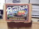 Vintage Peaches Records & Tapes Wood 8 Track ,45 7