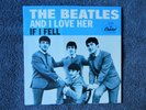 THE Beatles-And I Love Her/If I Fell-PICTURE SLEEVE ONLY-EX  CONDITION 1964