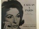 Columbia SAX 2503 b/s UK Orig Maria Callas à Paris Prètre NM