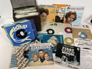 VTG 45rpm Record Carry Case with 50+ Vinyl 7
