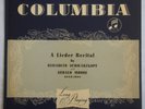 33CX 1044 ELISABETH SCHWARZKOPF RECITAL GERALD MOORE COLUMBIA BLUE GOLD ED1