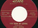 JIMMY GRIFFIN  Jean Simms - You Took My Loving - 45 R&B Doo Wop -1956 Dot - HEAR