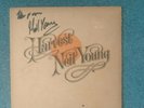 Neil Young  Harvest  signed on front  cover 1972 Reprise  K 54005 with inner