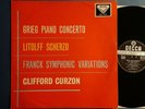 GRIEG PIANO CONCERTO CLIFFORD CURZON DECCA SXL WBG 1ED UK LP M-