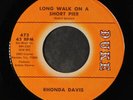 RHONDA DAVIS: can you remember / long walk on a short pier DUKE 7