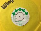 Wings Give Ireland Back To The Irish PUSH-OUT CENTRE Vinyl Single 7inch