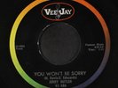 JERRY BUTLER: whatever you want / you won't be sorry VEE-JAY 7