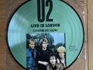 U2 - LIVE IN LONDON . PICTURE DISC . LIMITED EDITION OF 300 . UNPLAYED .