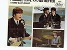 The Beatles R&R 45(CAPITOL 5222) A Hard Days Night/I Should Have Known Better NM