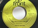 RARE Northern Soul 45 - RALPH GRAHAM: She Just Sits There UPFRONT 45-021 NM
