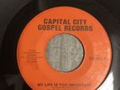 Rare Black Blues Gospel 45 SUPERSTARS Rev. Charlie Jackson Capital City LOOK