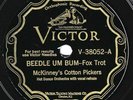 Victor #V-38052: McKinney's Cotton Pickers-Beedle Um Bum/Selling That Stuff V+