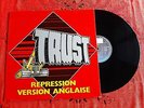 Trust ?– Repression Version Anglaise  LP,  Library sticker on label and back