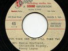 HEAR- Rare Country Song Poem Acetate 45- Unknown Male Vocal- You Take One & I'll