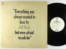 Jeff Beck - Everything You Always Wanted To Hear LP - Epic VG+ PROMO
