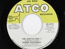 Funk 45 DONNY HATHAWAY The Ghetto ATCO NM HEAR