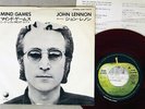 JOHN LENNON MIND GAMES APPLE EAR-10474 Japan RED VINYL VINYL 7