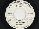 '62 Philly R&B/Doo Wop CORVELLS Take My Love/Daisy ABC-PARAMOUNT 10324 M- HEAR
