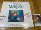 The Little Mermaid OST Vinyl LP Signed By Jodi Benson & Christopher With JSA