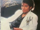 Michael Jackson - Thriller, Vinyl LP signed by Michael from is bad tour in 1988