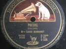 78 RPM SARAH BERNHARDT - La  Samaritaine / Phèdre - Diction  GRAMOPHONE E 326